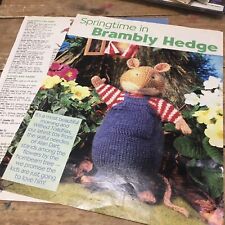 brambly hedge knitting patterns for sale  SCARBOROUGH