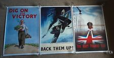 Posters vintage wartime for sale  USK