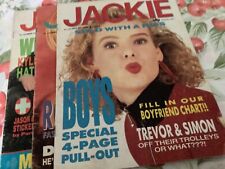 Jackie magazines 1989. for sale  GUISBOROUGH
