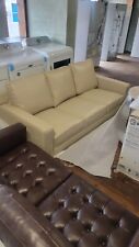 leather sofa cream color for sale  Bloomsburg