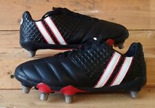 Used, Patrick Rugby Boots Low Leather UK5/US6/EU38 PWRX RGBY Black Red White for sale  Shipping to South Africa