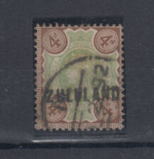 ZULULAND 1888-93 4d LIGHT GREEN & BROWN #6 USED HIGH QUALITY for sale  Shipping to South Africa