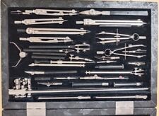 Technical/Geometry/Maths/Drawing Instrument Set math complete set antique. boxed for sale  Shipping to South Africa