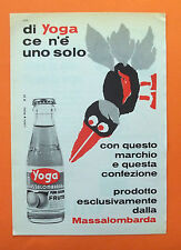 B854-Advertising Pubblicità-1959 - YOGA MASSALOMBARDA usato  Maranello