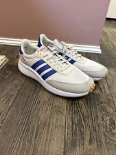 Nuevo Para Hombre Talla 12 Adidas Run Años 70 Clásico Zapato Atlético Gris Blanco Azul HP6117 segunda mano  Embacar hacia Argentina