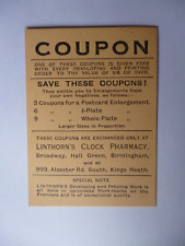 Linthorn clock pharmacy for sale  STOURBRIDGE
