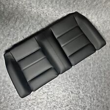 BMW E30 Cabrio Tapicería de Cuero Negro Funda Banco Asiento Trasero Deportivo segunda mano  Embacar hacia Argentina