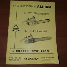 Manuale motoseghe alpina usato  Pinerolo