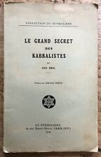 Kabbale rare 1929 d'occasion  Paris XII
