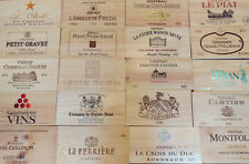 Wine Box End Panels. ~ Wooden Crate Side Plaque Table TopDecoration Home Bar for sale  Shipping to South Africa