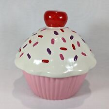 Alcance de cupcakes alcancía cerámica objetivo 2010 rosa segunda mano  Embacar hacia Argentina