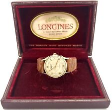 Usado, Vintage 1950 Mostrador de Mira Longines Folheado a Ouro 10k Relógio Automático Cal.19AS comprar usado  Enviando para Brazil
