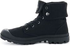 Botas masculinas de lona Palladium Pampa cera folgada 02353-060 preto/preto novas em folha comprar usado  Enviando para Brazil