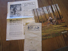 Moulton original leaflets for sale  KETTERING