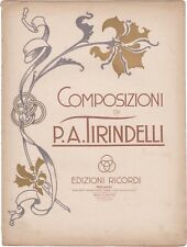 Tirindelli p.a. spartito usato  Siena