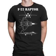 Usado, Camiseta MELHOR PARA COMPRAR F-22 Raptor Fighter Jet Airplane Pilot Military Aircraft comprar usado  Enviando para Brazil