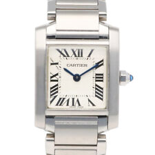 Usado, Relógios CARTIER Tank francaise SM 2384 aço inoxidável usados comprar usado  Enviando para Brazil