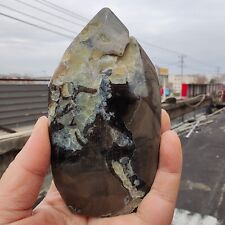 Usado, 230g RARO Azul Natural Roca Volcánica Ágata Obelisco Cuarzo Cristal Punto de Torre segunda mano  Embacar hacia Argentina