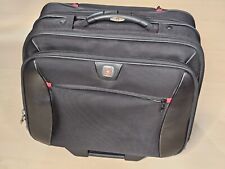Wenger Wheeled Business Case Potomac Black Carry On Laptop Carrier 17x15x9", used for sale  Shipping to South Africa