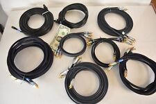 Usado, Lote de 8 cabos de vídeo componentes de qualidade Monster Cable vários comprimentos comprar usado  Enviando para Brazil