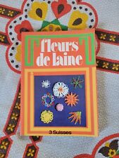 Fleurs laine tricot d'occasion  Plonéour-Lanvern