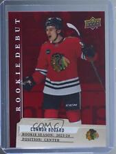 2023 Upper Deck UD Debut Red Image Variant Achievement Connor Bedard Rookie RC comprar usado  Enviando para Brazil