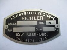 Typenschild schild s85 gebraucht kaufen  Goch