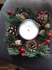 Christmas table candle for sale  AYLESFORD