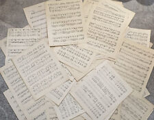 25 Vintage Antique Sheet Music, Art, Craft, Scrapbook, Wedding, Party, Decoupage for sale  Shipping to South Africa