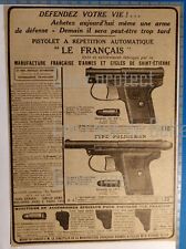 Pistolet automatique francais d'occasion  Beaumont-de-Lomagne