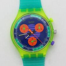 Swatch chronograph neon for sale  Wheaton
