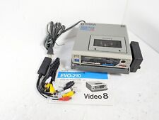 Sony EVO-210 8mm VCR Video8 Tape Player w/ remote, AV cable, USB adapter for sale  Shipping to Canada