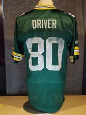 Vintage Reebok Donald Driver Home Jersey Medium Mens Green NFL Official for sale  Cedar Grove