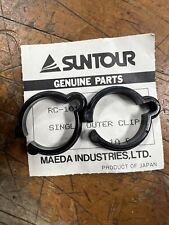 Pair NOS vintage Suntour Top tube single Cable Guide CLIP 25.4mm BMX Brake Road for sale  Shipping to South Africa