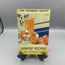 Livro de receitas vintage laranja sunkist para todos os dias para saúde vigorosa 1935 comprar usado  Enviando para Brazil