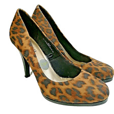 Leopard skin stilettos for sale  LEICESTER