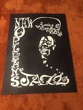 Louis armstrong poster for sale  New Orleans