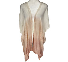 Usado, Poncho ombre FREE PEOPLE leve bege tamanho único 75-10 comprar usado  Enviando para Brazil