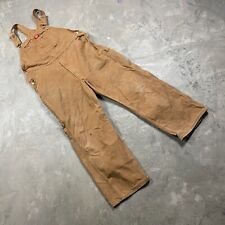 Used, Dickies Overalls Canvas Distressed Men's Duck Bibs Workwear Vintage 36x30 for sale  Shipping to South Africa