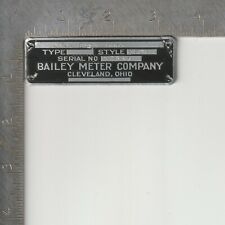 Medidor de alumínio recuperado Bailey Meter Company of Cleveland Ohio Fan Drain H2557 1 comprar usado  Enviando para Brazil