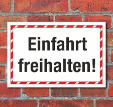 Schild einfahrt freihalten gebraucht kaufen  Bad Driburg