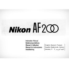 Nikon 200 original for sale  SOUTHSEA