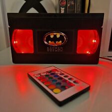 Batman (1989) USB LED VHS Lámpara de Cinta Regalo de Cumpleaños Luz Retro Superhéroe DC segunda mano  Embacar hacia Mexico