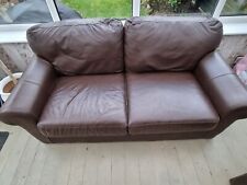 Ikea brown leather for sale  LEEDS