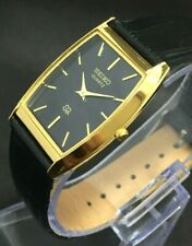 Relógio de pulso masculino Seiko quartzo fino mostrador romano nova bateria  comprar usado  Enviando para Brazil