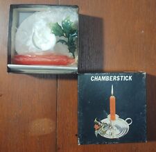Vintage chamberstick candle for sale  Burton