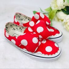 VANS Disney Autentyczne buty Gore Myszka Minnie Czerwona kokarda 3D Rozmiar 5 Dziewczęce Kropki na sprzedaż  Wysyłka do Poland