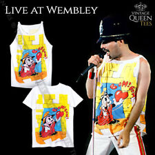 Freddie mercury queen tshirt vest betty boop live at wembley magic tour fr myynnissä  Leverans till Finland