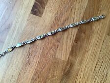 Silver plated bracelet for sale  BURY