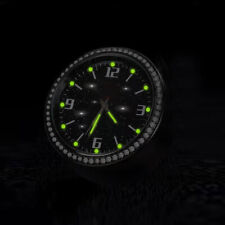Relógio luminoso com diamante relógio digital adesivo interno de carro relógio de quartzo comprar usado  Enviando para Brazil